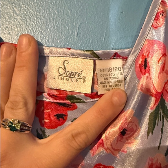 Floral Print Women's Sleepwear 18/20 - Picture 3 of 3